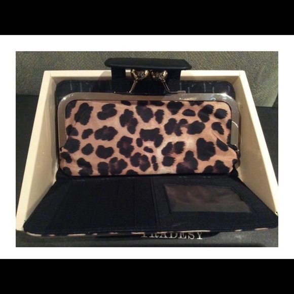 Kardashian Kollection Leopard Print Wallet​ - Picture 2 of 7